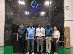 Āfrikas lauksaimniecības delegācija apmeklē apmaiņu: Ķīnas traktori palīdz Āf...